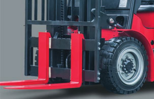 3.實(shí)心輪胎，免維護(hù)，更耐用-杭州叉車電動(dòng)叉車